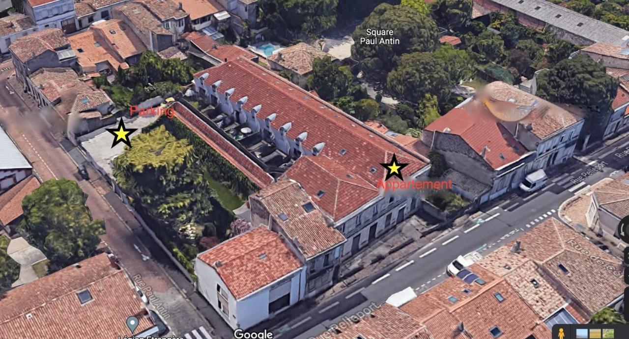 Superbe T3 Duplex Parking Prive Gratuit Sur Place Бордо Экстерьер фото
